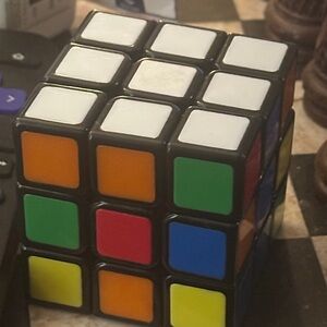 Colorful Rubik's Cube Puzzle
